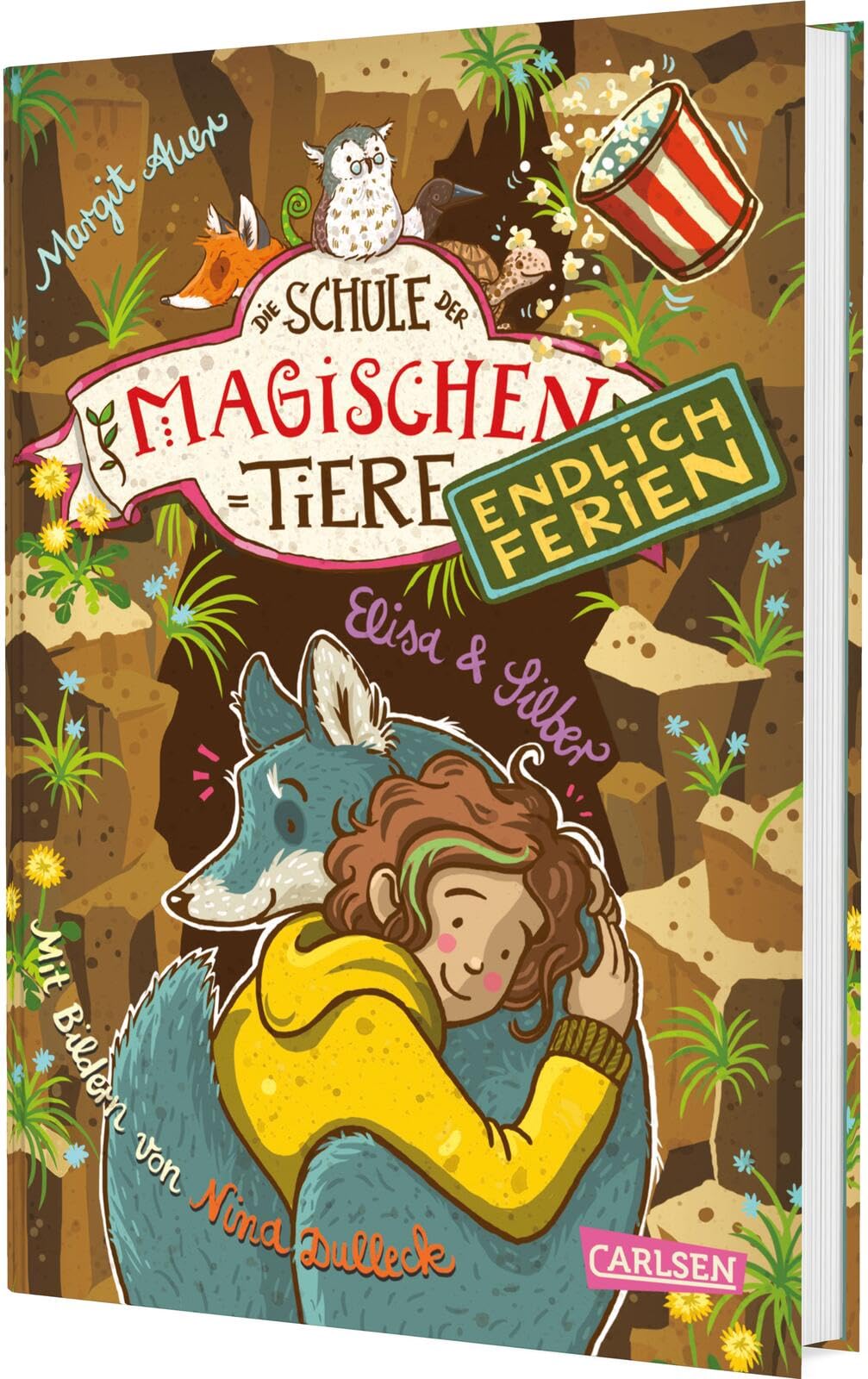 Libro: Die Schule der magischen Tiere. Endlich Ferien 9: Elisa und Silber: Fröhliches Kinderbuch ab 8 Jahren über sprechende Tiere