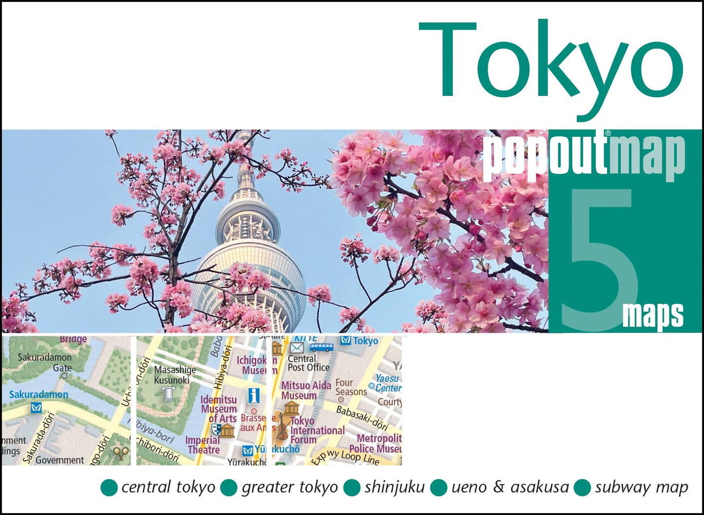 Libro: Tokyo Double: Popout Citymap (PopOut Maps)