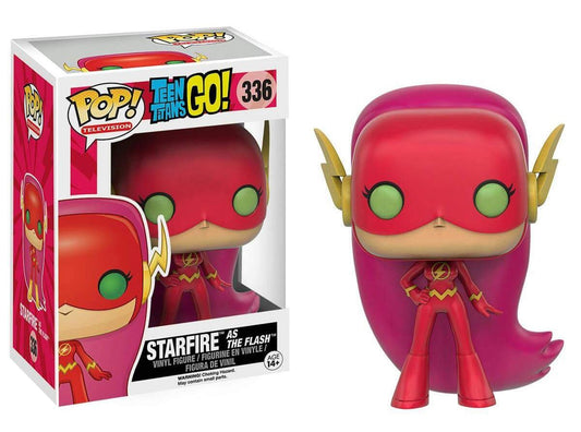 Funko DC Teen Titans Go! Funko Pop! Series Starfire as The Flash Exclusivo Figura de Vinilo #336