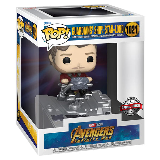 Funko Guardians' Ship: Star-Lord Deluxe Special Edition Pop! Figura de Vinilo #216 - Official Marvel Avengers Infinity War Collectible