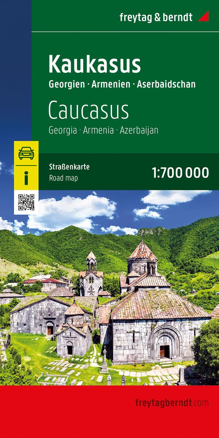 Libro: Caucaso Georgia Armenia 1:700.000 2025: Georgia - Armenia - Azerbaijan: AK 154 (Auto karte)