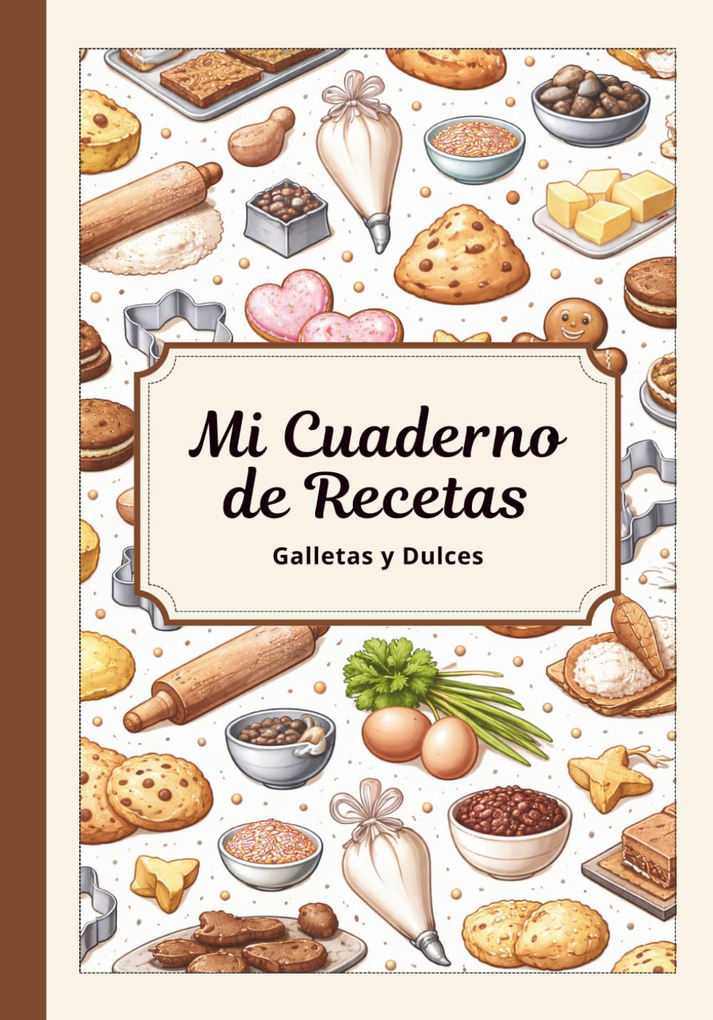 Libro: Mi Cuaderno de Recetas en blanco - Galletas y Dulces, Colección, Libro para escribir 50 recetas, Recetario con índice. ¡Regalo útil para todos!: ... tus recetas favoritas (libros de recetas)