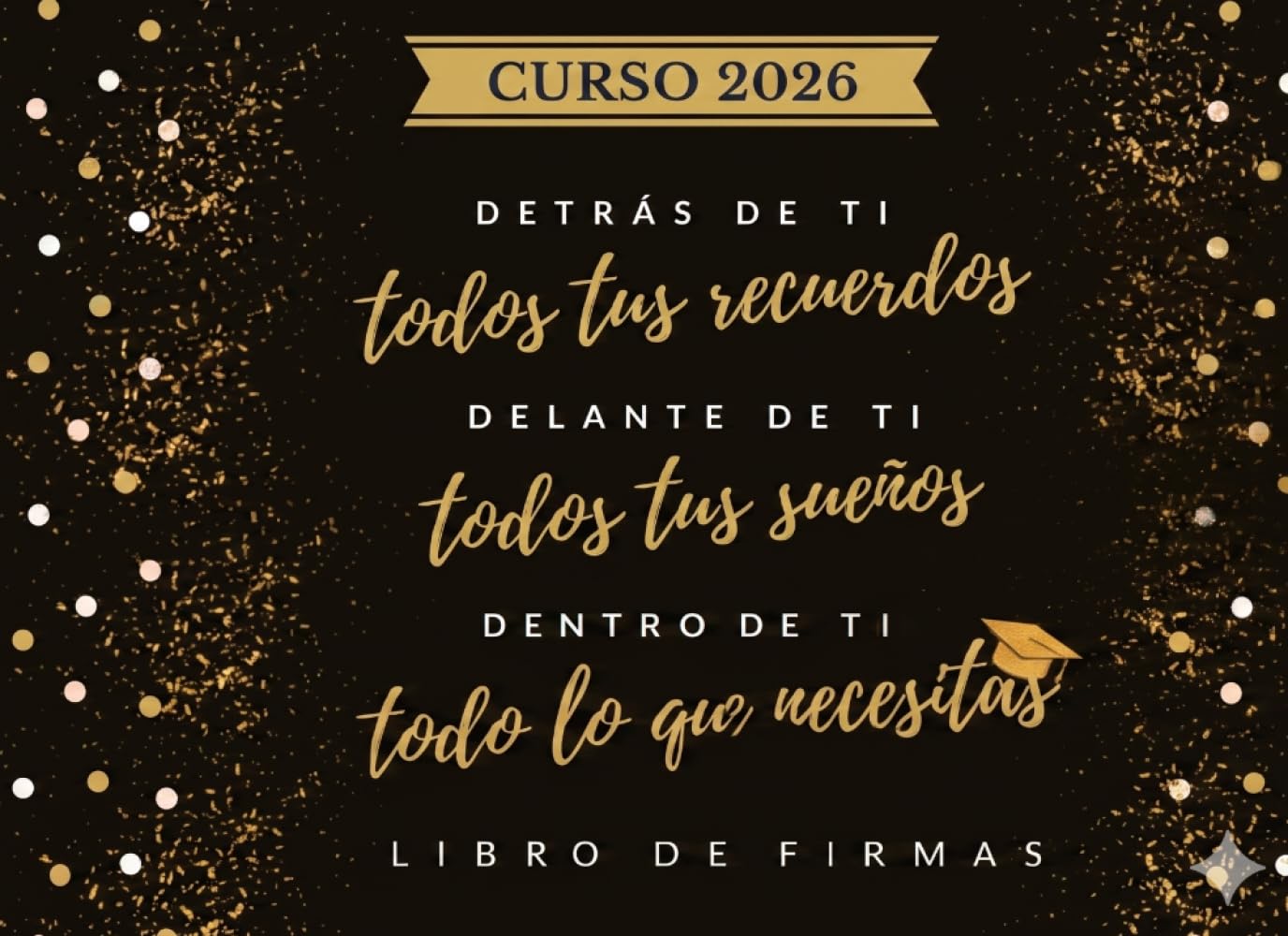 Libro: DENTRO DE TI, TODO LO QUE NECESITAS: LIBRO DE FIRMAS DE GRADUACIÓN | PERMITE QUE TUS AMIGOS O FAMILIARES FIRMEN Y DEJEN SUS COMENTARIOS Y SUS MEJORES ... REGISTRO DE REGALOS | FIESTA FINAL ESTUDIOS.