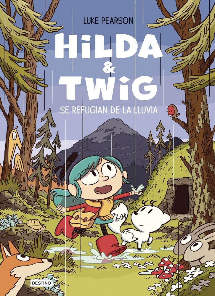 Libro: Hilda & Twig. Hilda y Twig se refugian de la lluvia: 1