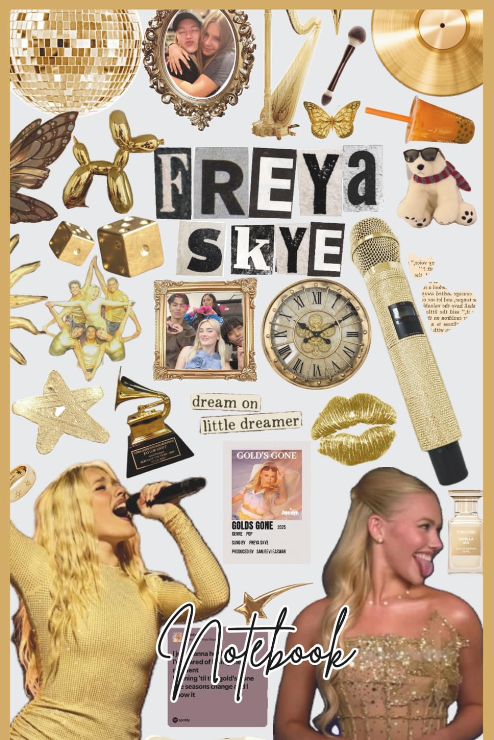 Libro: Freya Skye Notebook : 110 Page Lined Journal for Fans – 6x9 Inch Composition Book for daily writing, School Notes - small size