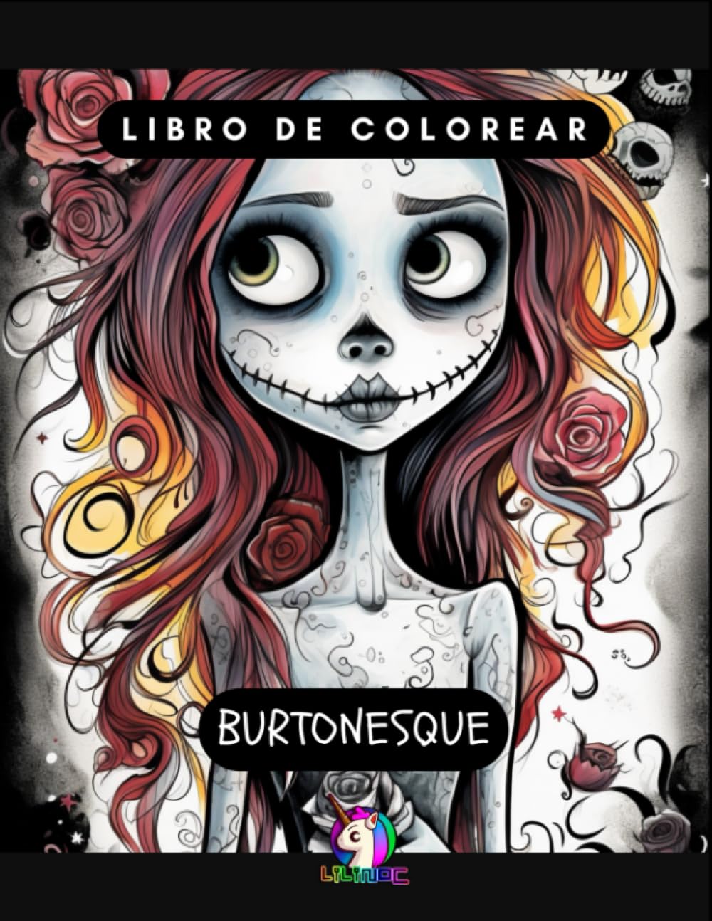 Libro de colorear: Burtonesque: Inspirado en el universo de Tim Burton (Arte Artificial)