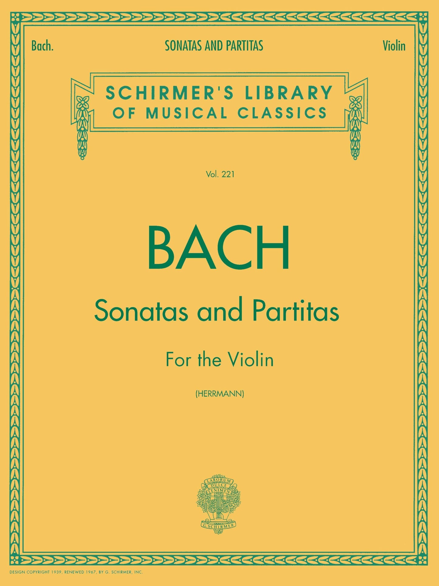 Libro: J.s. bach: sonatas and partitas for the violin: For Violin Solo: 221 (Schirmer's Library of Musical Classics)