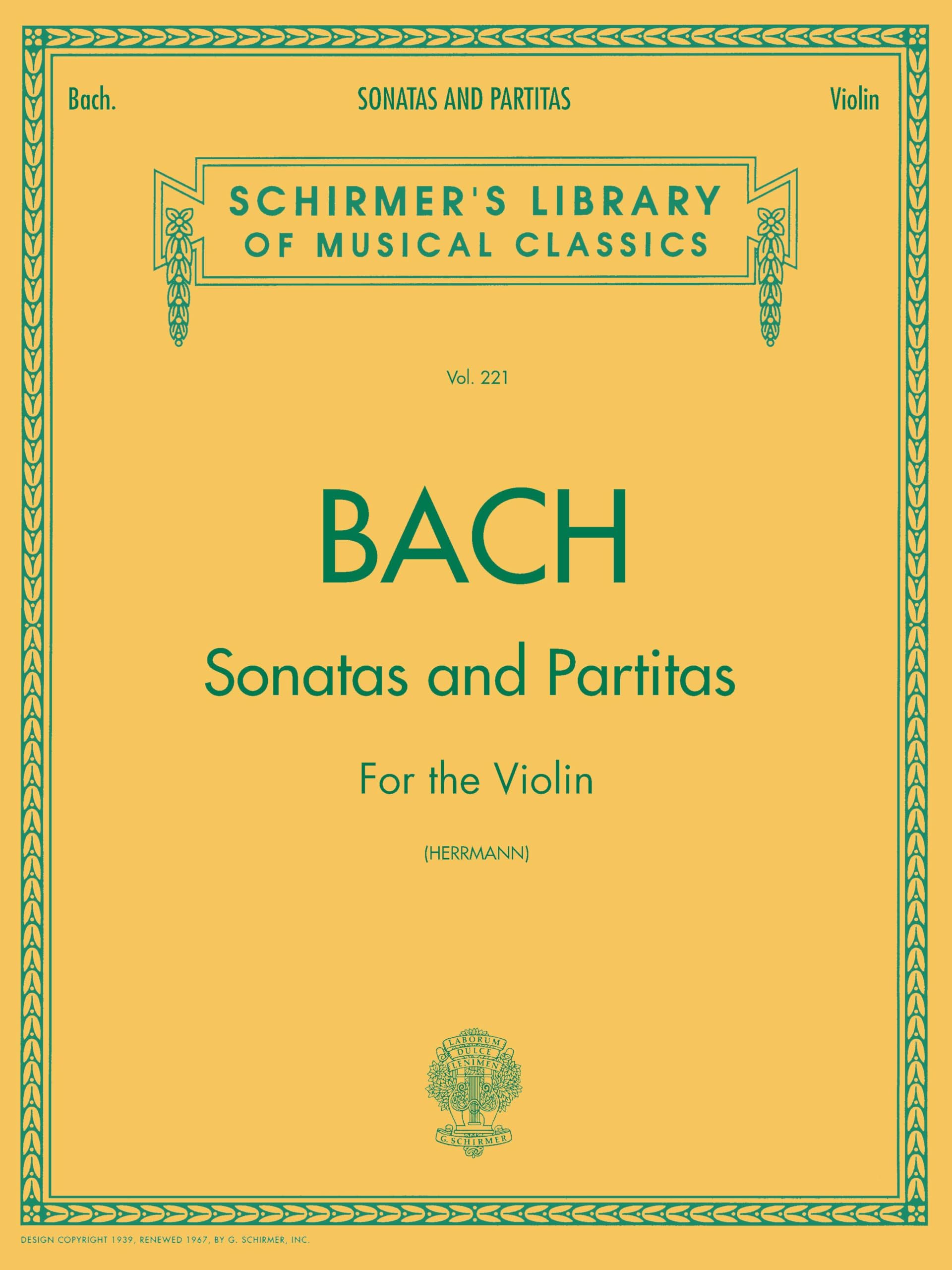 Libro: J.s. bach: sonatas and partitas for the violin: For Violin Solo: 221 (Schirmer's Library of Musical Classics)