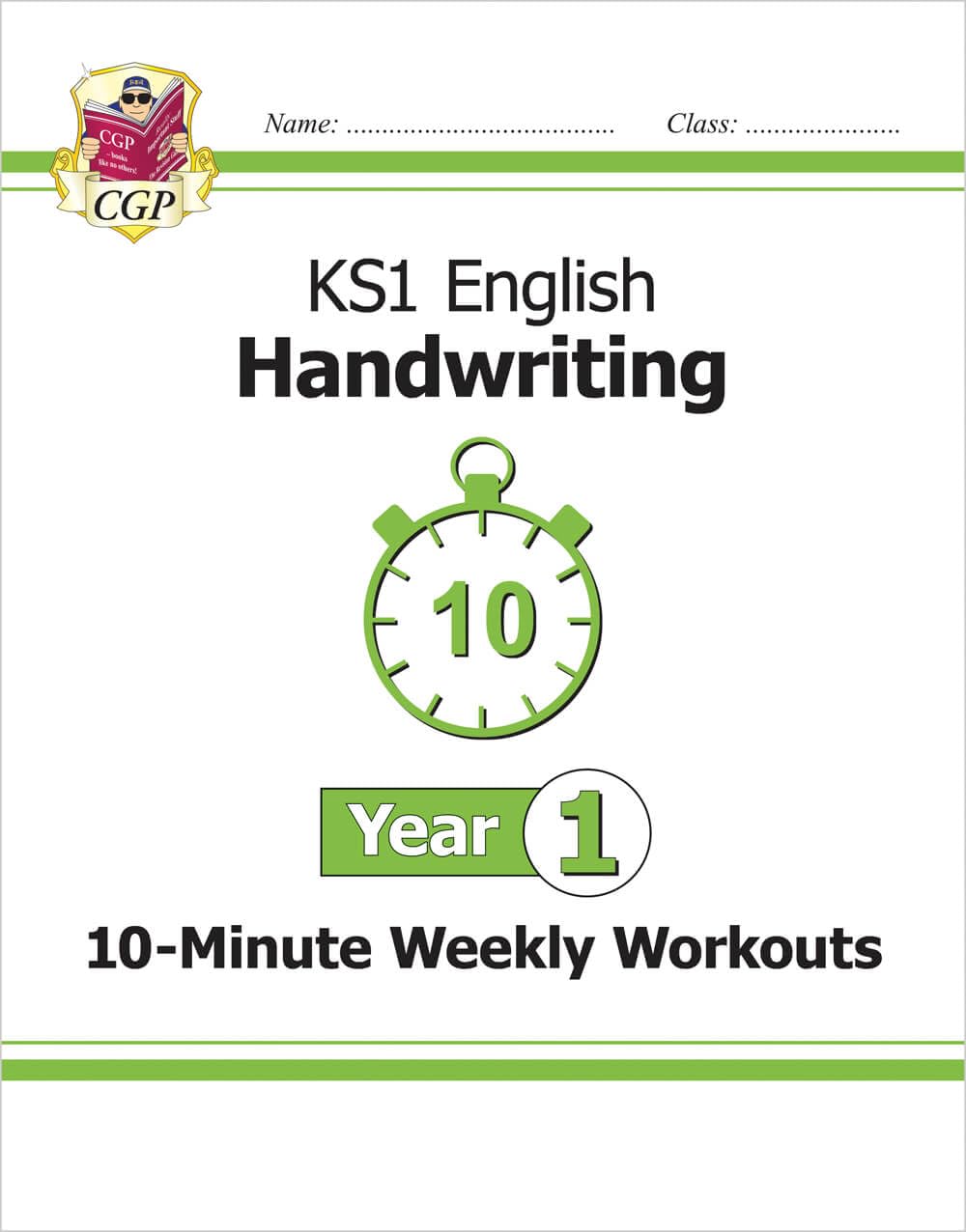 Libro: Coordination Group Publications Ltd (CGP) KS1 Year 1 English Handwriting 10-Minute Weekly Workouts (CGP Year 1 English).