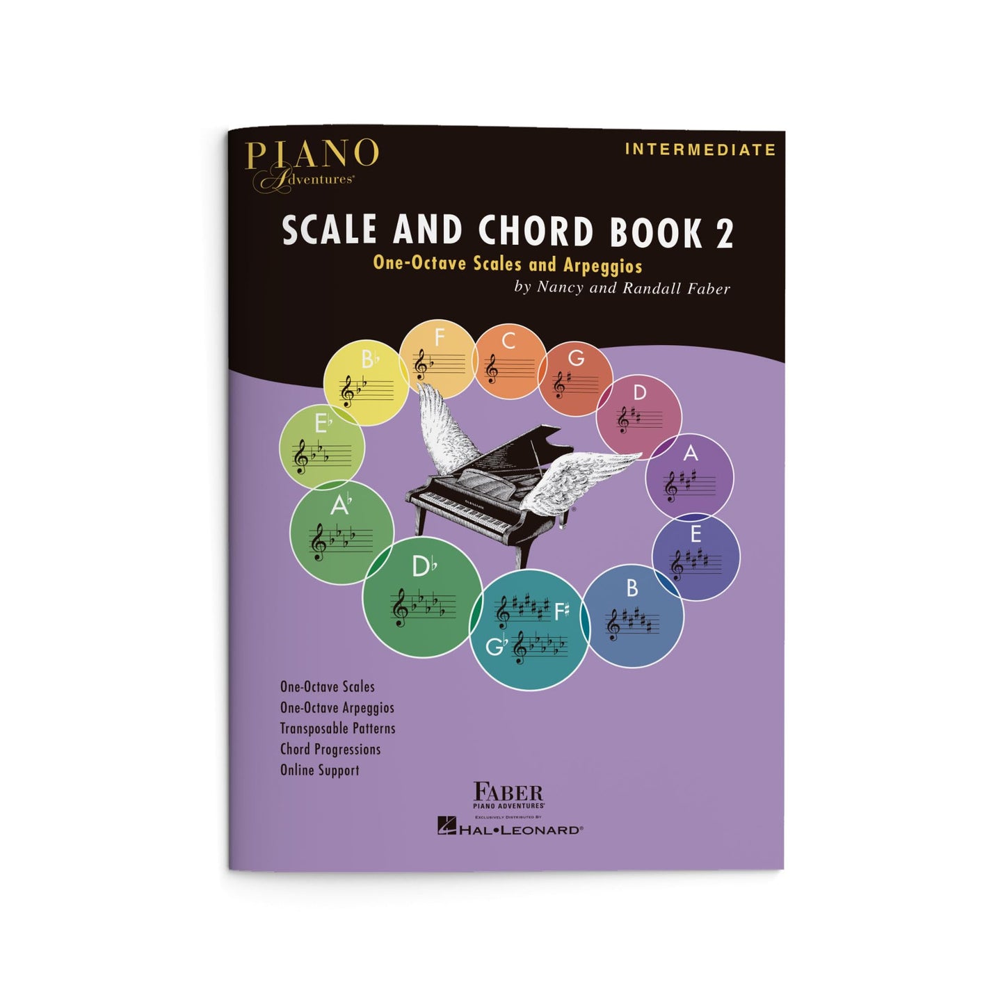 Libro: Piano Adventures: Scale and Chord Book 2 - One-Octave Scales and Arpeggios | Finger Patterns Technique Exercises for Intermediate Students | Piano Sheet Music Songbook for Practice | Faber Piano Book