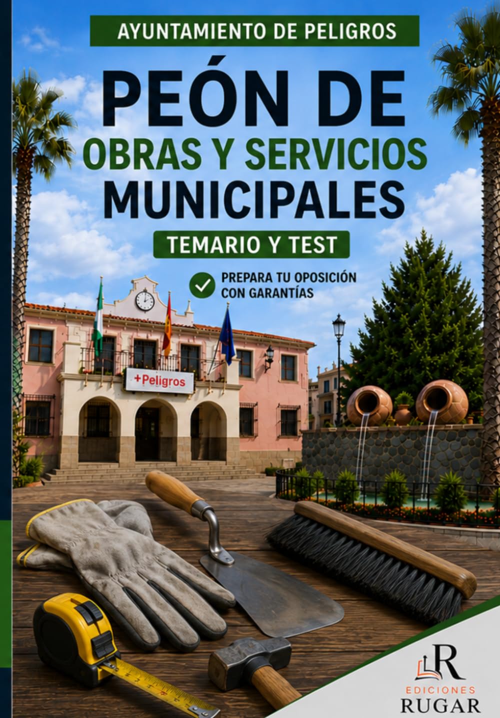 Libro: Peón de Obras y Servicios Municipales: Temario completo y test comentados para bolsas de empleo y oposiciones municipales. Ayuntamiento de Peligros (Granada)
