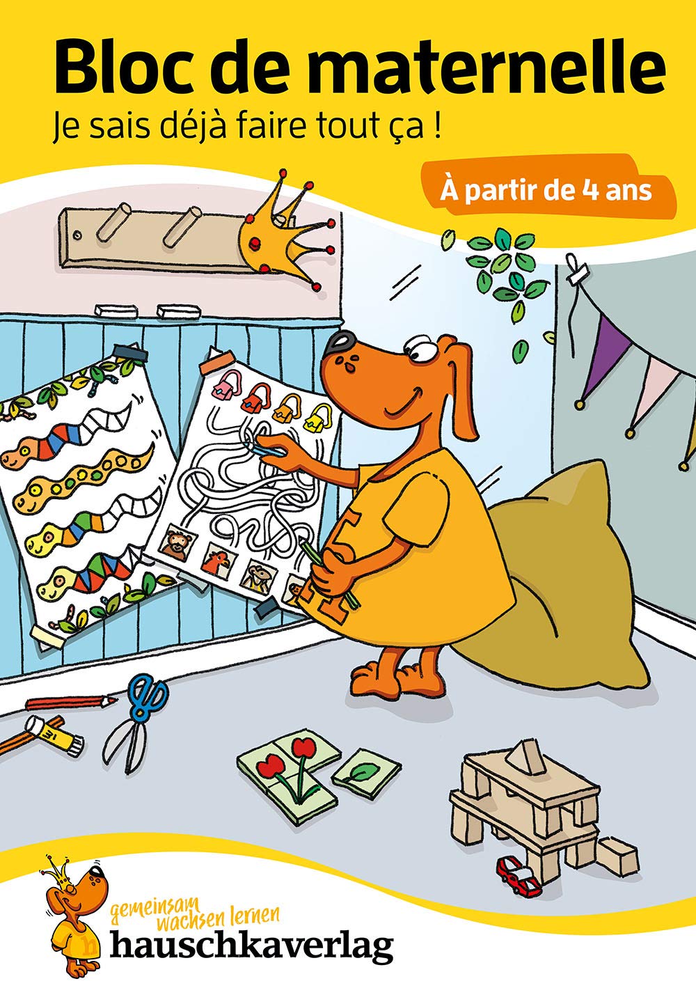 Libro: Bloc de maternelle à partir de 4 ans - Mon cahier d'ecole maternelle - coloriage enfant: Bloc de devinettes - Un passe-temps utile et ludique