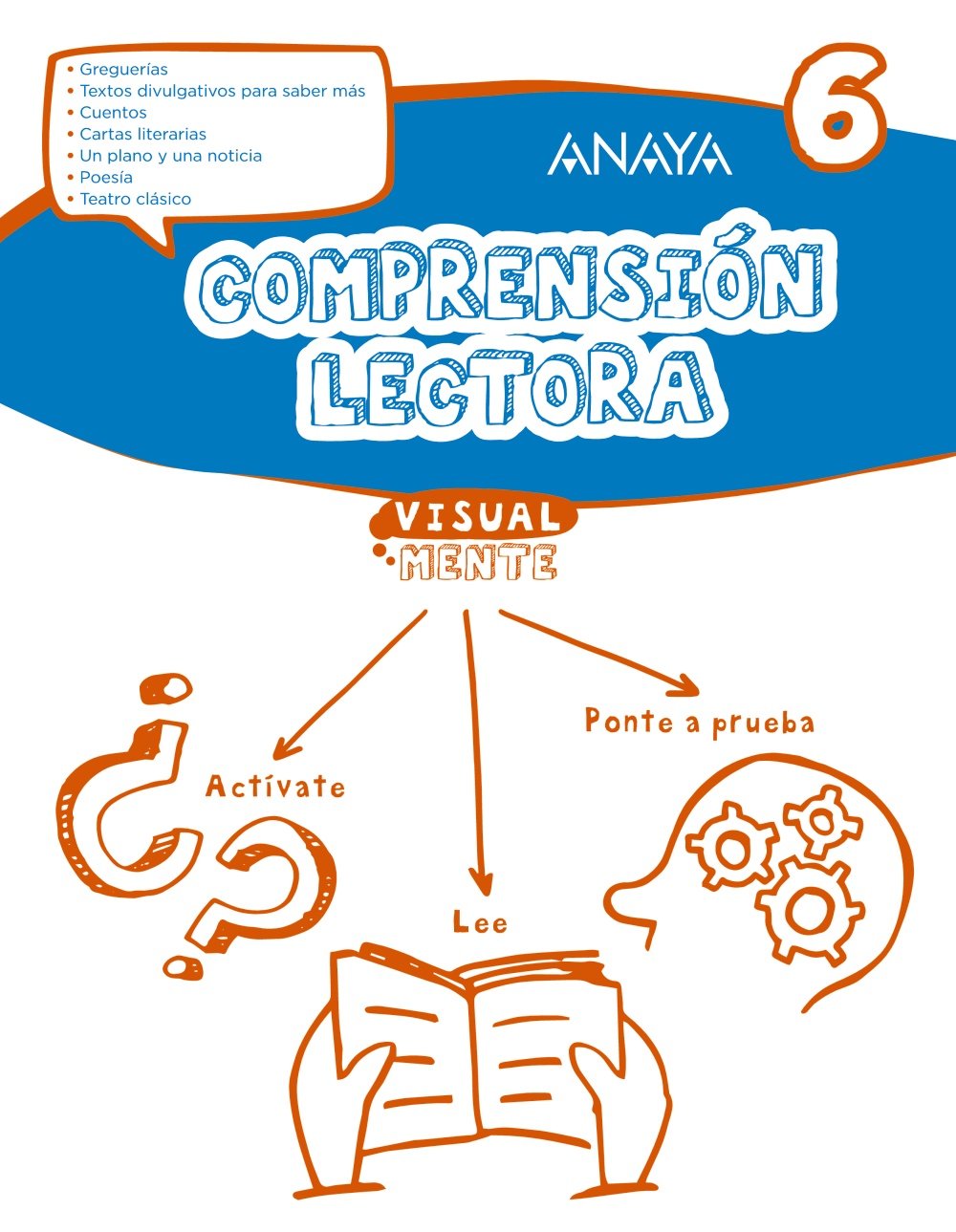 Libro: Comprensión lectora 6.