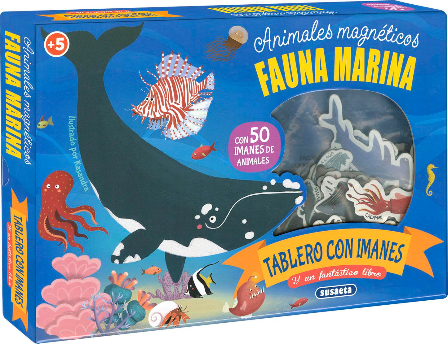 Libro: Susaeta - Fauna marina (Animales magnéticos)