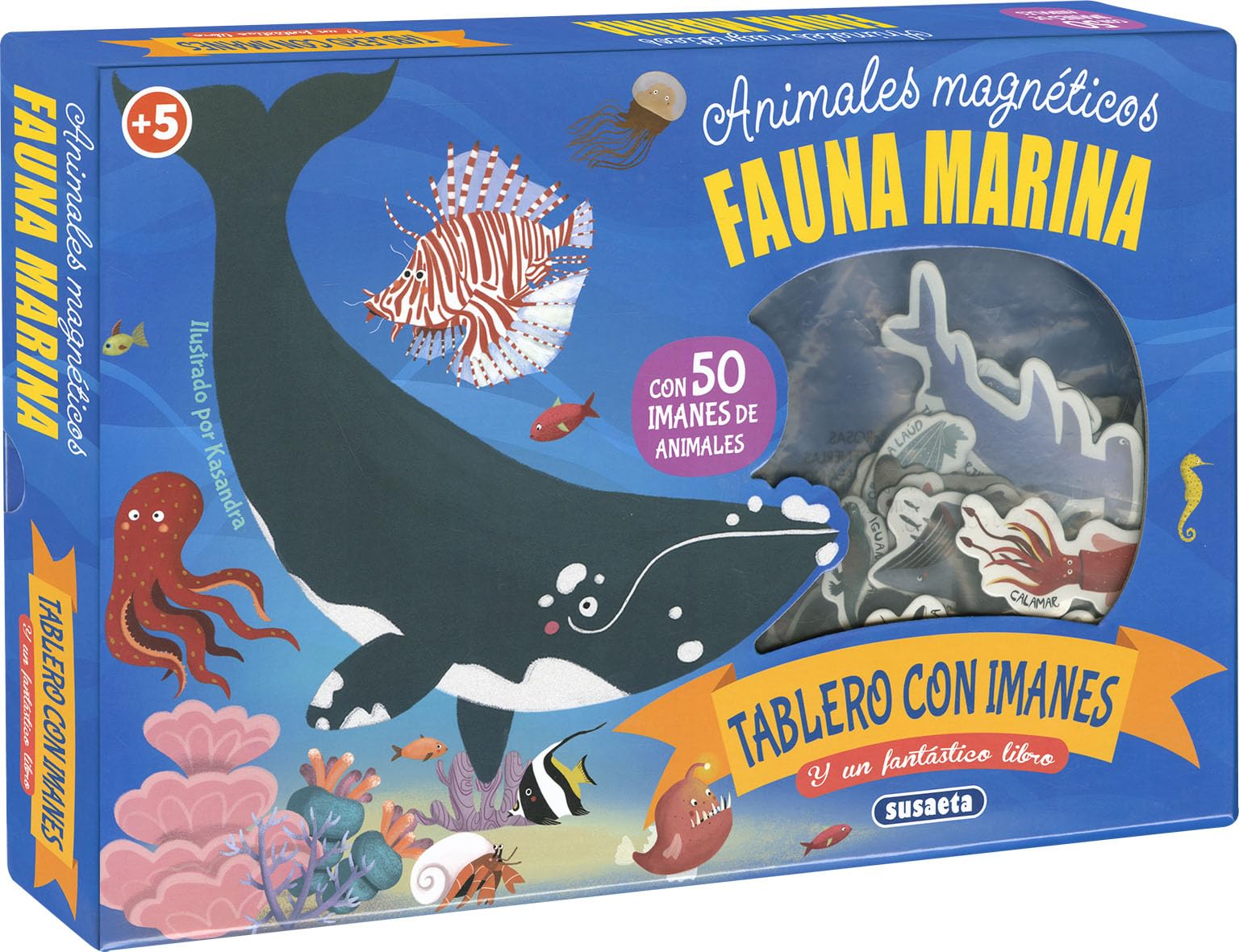 Libro: Susaeta - Fauna marina (Animales magnéticos)
