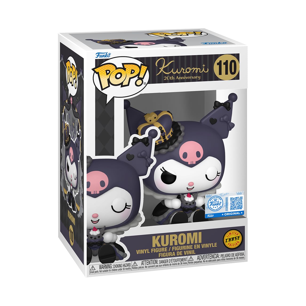 Funko Kuromi Royal Pop Chase Exclusivo Figura de Vinilo 110