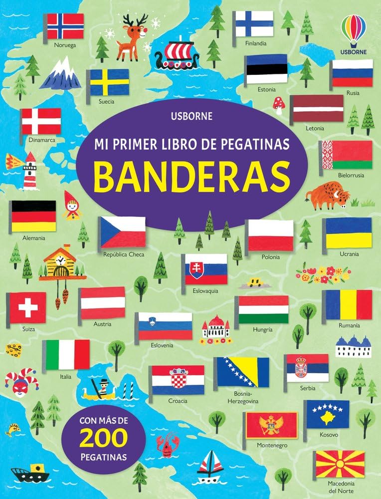 Libro: Banderas (Mi primer libro de pegatinas)