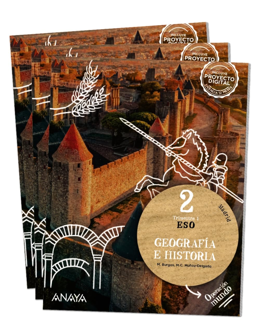 Libro: Geografía e Historia 2 (Operación Mundo)