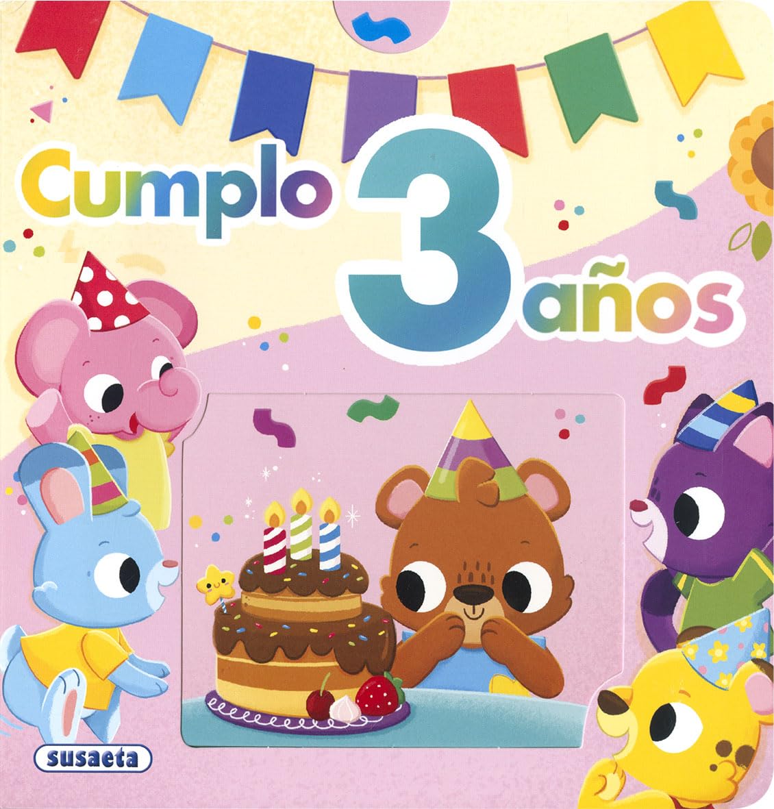 Libro: Susaeta - Cumplo 3 años (¡Feliz cumpleaños!)