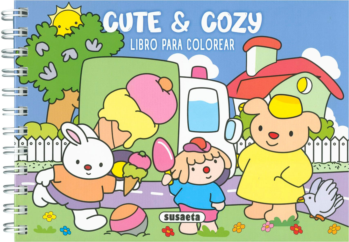 Libro: Cute & Cozy. Libro para colorear