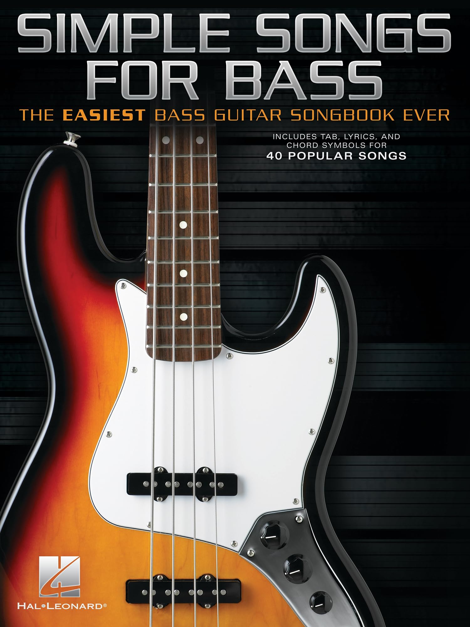 Libro: Simple Songs for Bass The Easiest Bass Guitar Songbook Ever | Beginner-Friendly TAB Sheet Music | Includes Smells Like Teen Spirit, Come Together and More | Hal Leonard Music Book