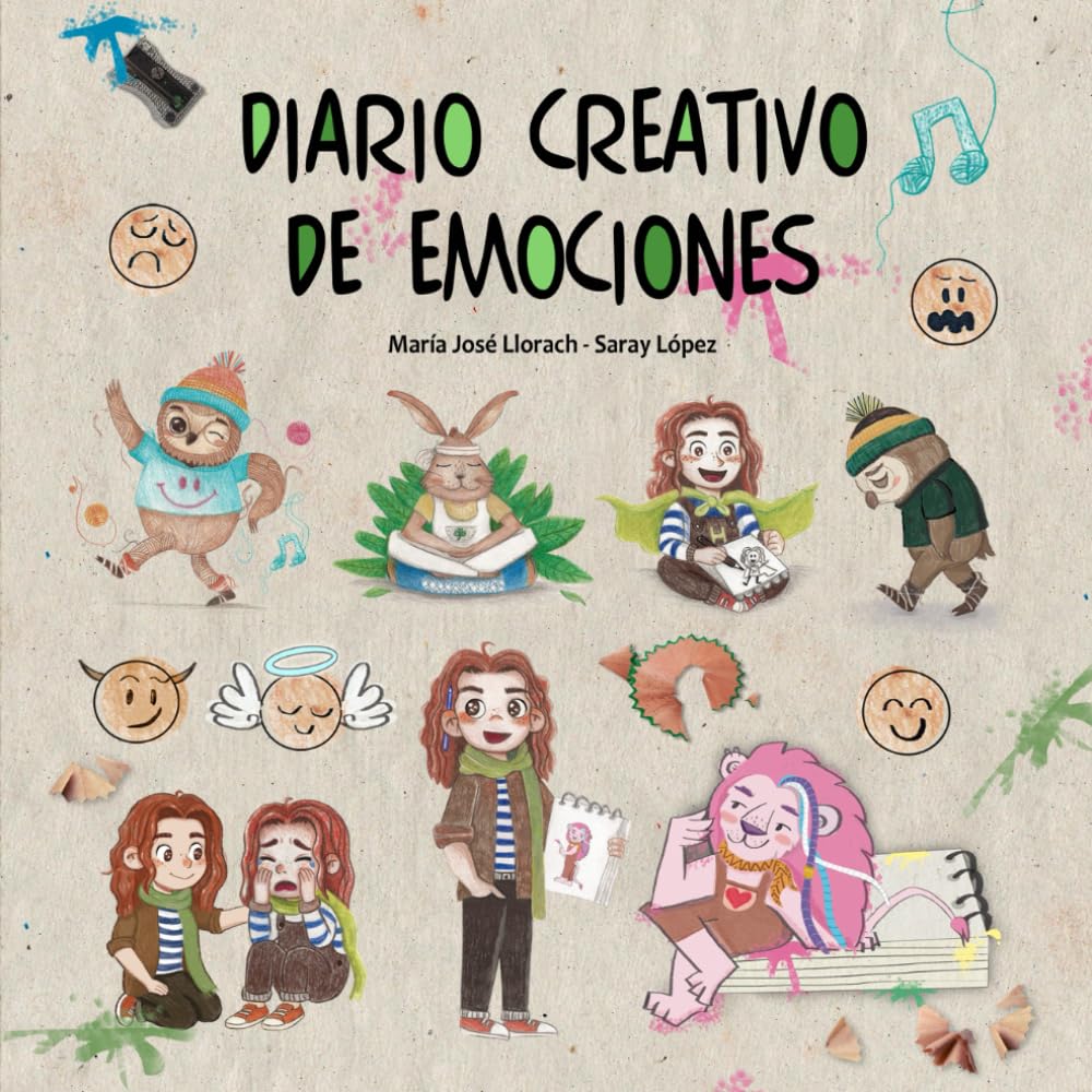 Libro: Diario creativo de emociones (PROYECTO: ENZO CORAZÓN DE LÉON)