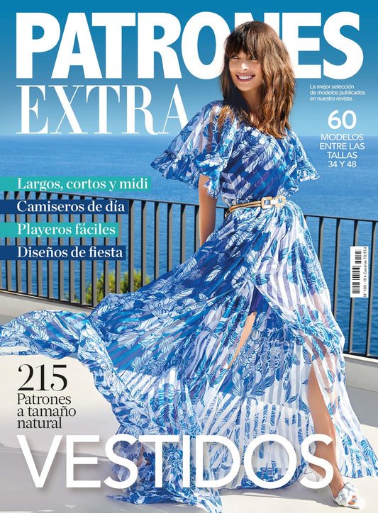 Extra Patrones #100 | Vestidos: 215 Patrones a tamaño natural (Revistas)