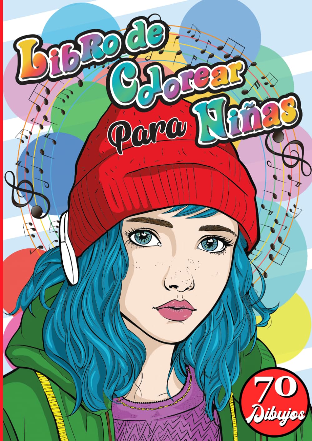Libro para colorear para niñas de 10 - 12 años: Libro de actividades y colorear para niñas y adolescentes. Estimula la creatividad, la relajación y la concentración.