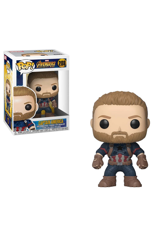 Funko Marvel: Marvel Avengers Infinity War - Captain America - Collectible Figura de Vinilo