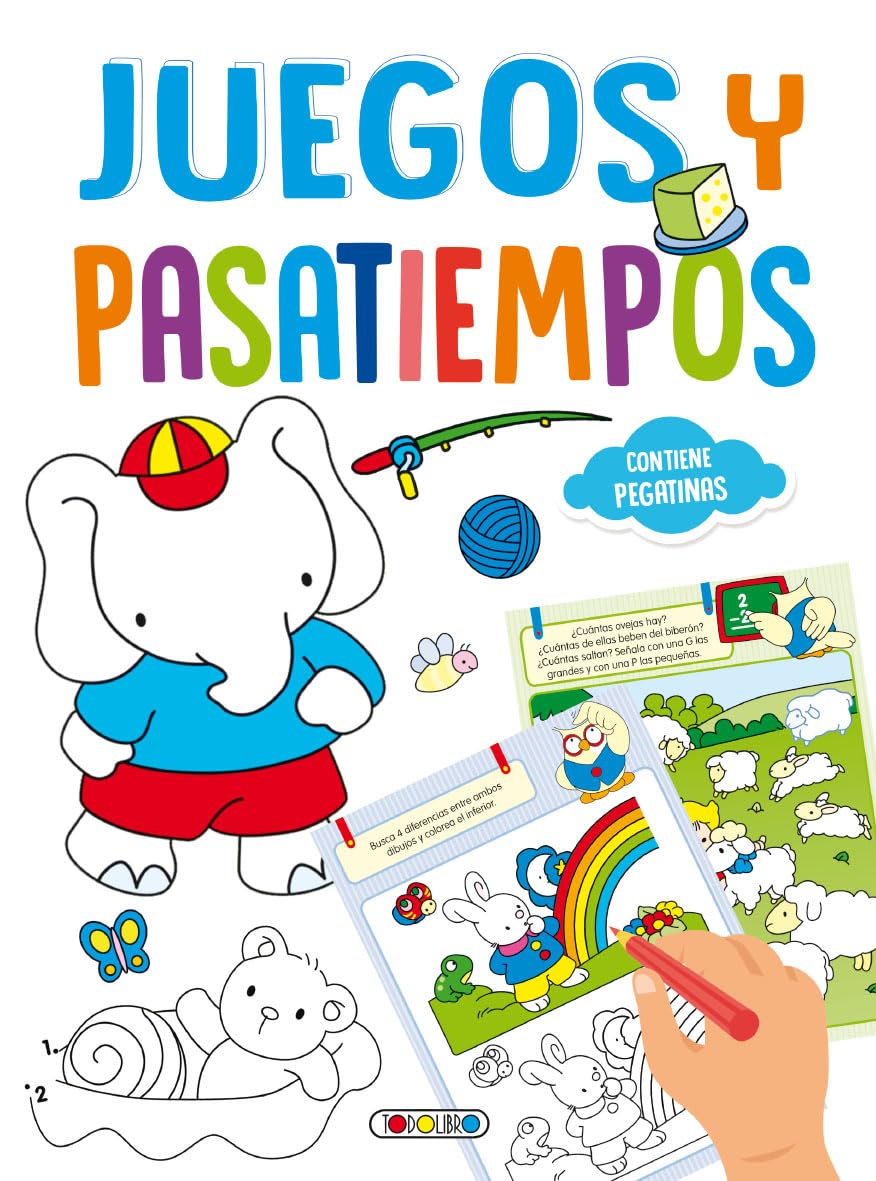 Juegos y pasatiempos (Pegatinas y actividedes)