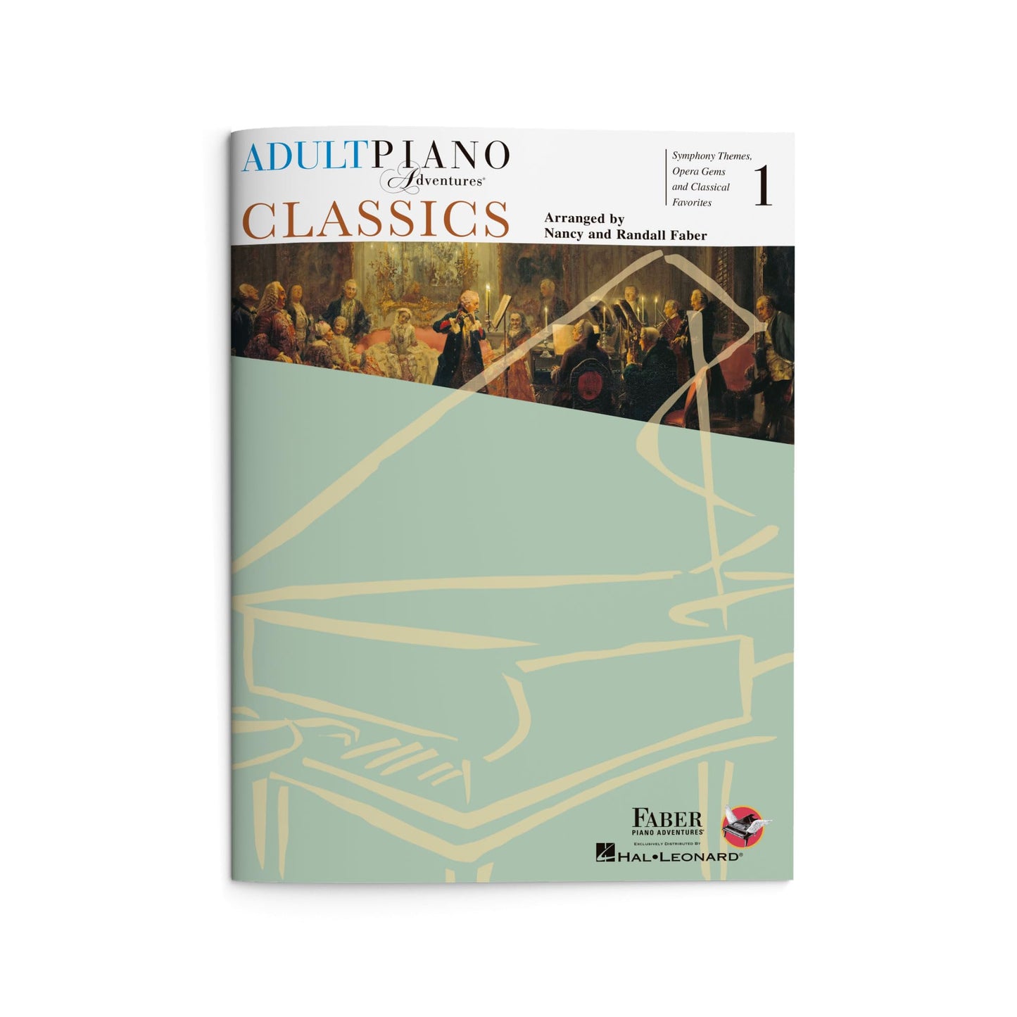 Libro: Adult Piano Adventures: Classics - Book 1 | Classical Piano Sheet Music for Adults | Symphony Themes and Opera Gems Songbook | Faber Piano Method Book with Duets and Chord Practice