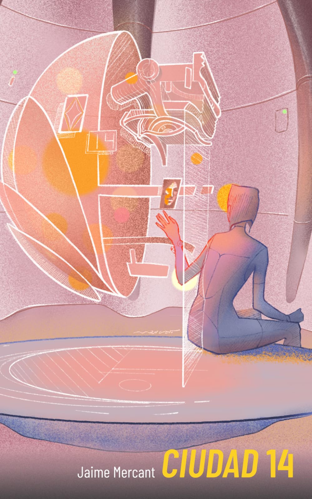Libro: Ciudad 14: Una ciudad perfecta creada por una IA general. Un antiguo linaje de bodegueros. Robots gigantes. Tecnología y espiritualidad. Una novela de Sci-Fi elegante.