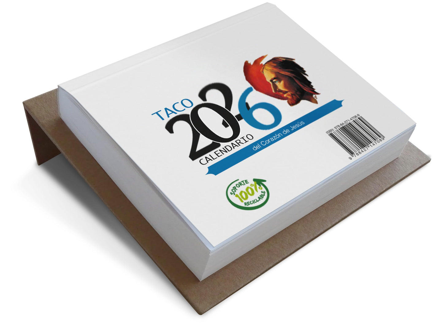 Libro: Taco Calendario del Corazón de Jesús - Mesa Sgdo. Corazón - 2026