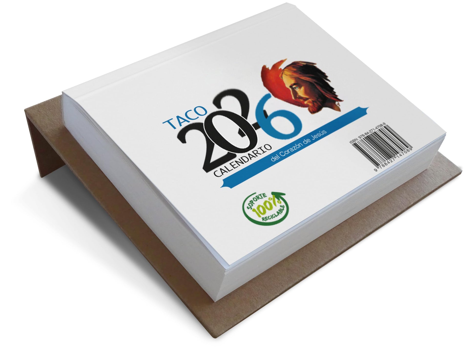 Libro: Taco Calendario del Corazón de Jesús - Mesa Sgdo. Corazón - 2026