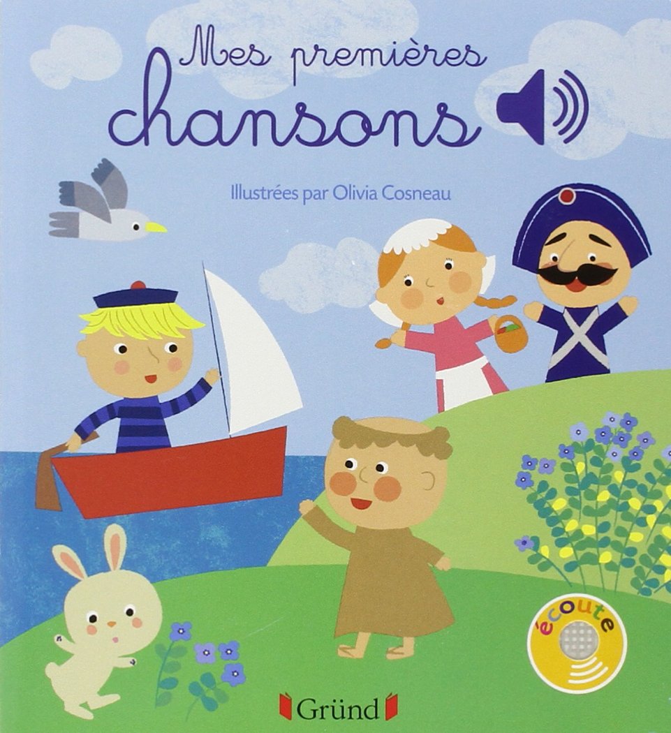 Libro: Mes premières chansons - Livre sonore avec 6 puces - Dès 1 an