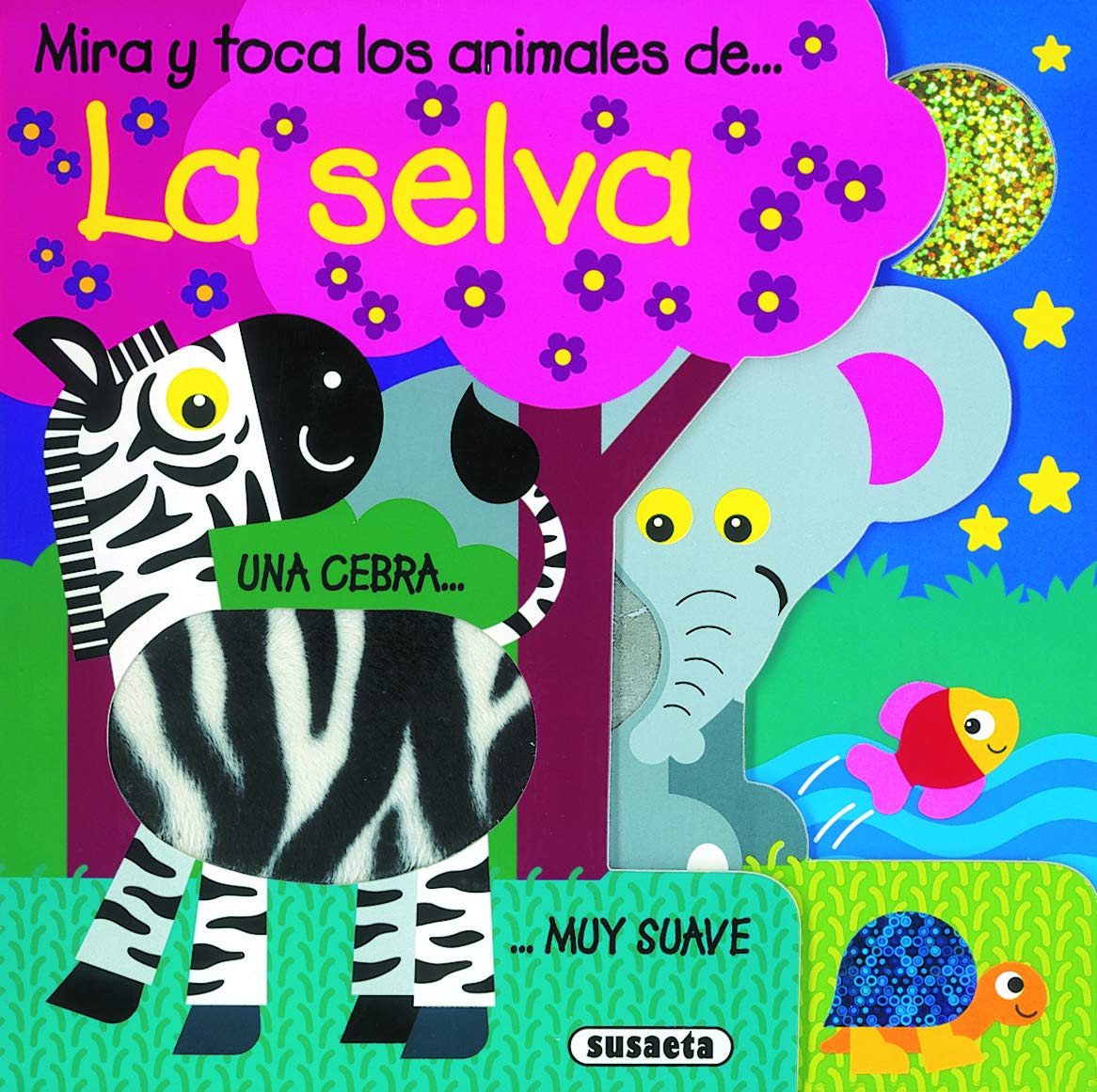 Libro: Los animales de la selva (Mira y toca)