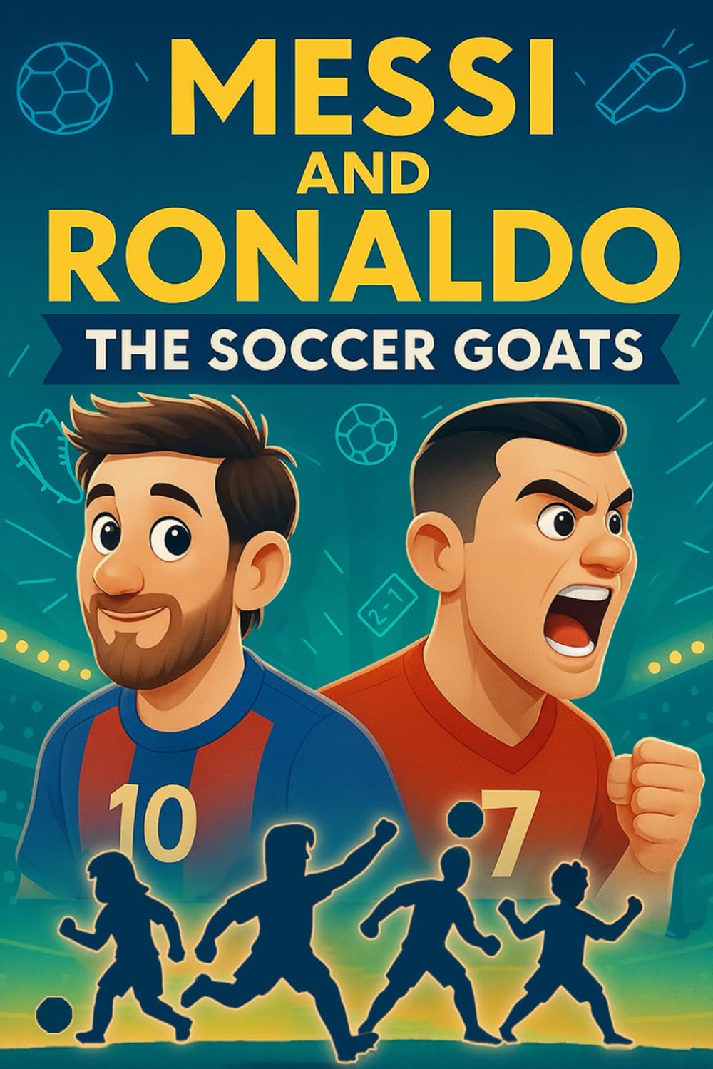 Libro: Messi and Ronaldo: The Soccer GOATs: A Kids' Guide to Skills, Spirit, Dreaming Big, and Becoming a True Athlete (Legend in the making)