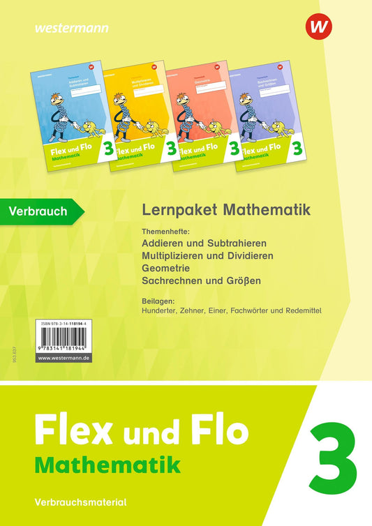 Flex und Flo 3. Paket Mathematik: Verbrauchsmaterial: Ausgabe 2021