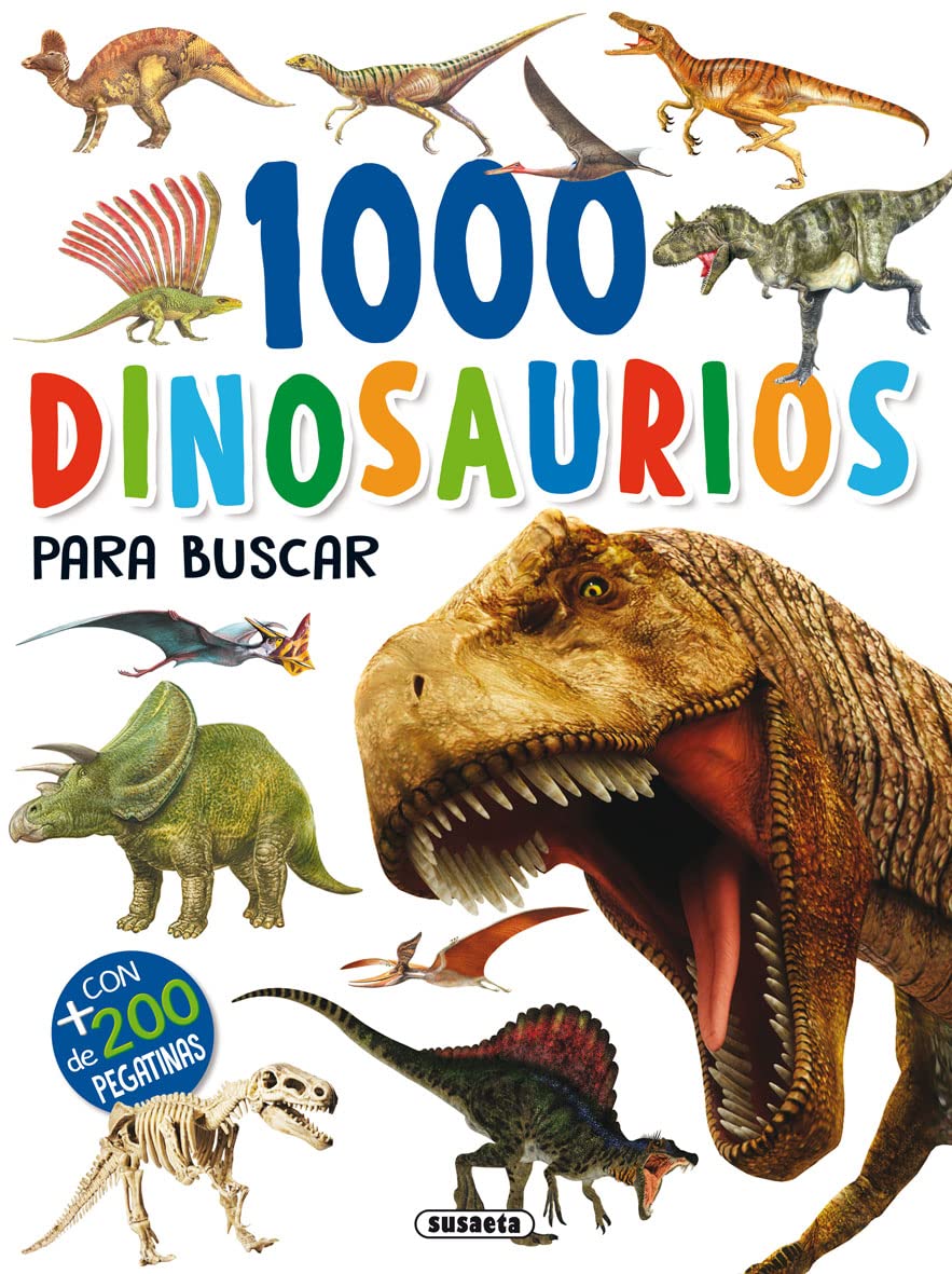 Libro: 1000 dinosaurios para buscar (1000 pegatinas para buscar)