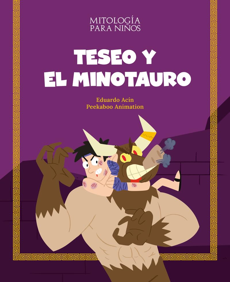 Libro: Teseo y el minotauro: Las mejores historias de la mitología griega y romana, convertidas en preciosos cuentos para niños. (Mitología para niños)