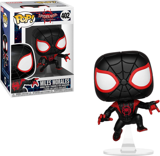 Funko Pop Marvel: Animated Spider-Man Movie Mile Morales Spider-Man Collectible Figura, Multicolor (33977)