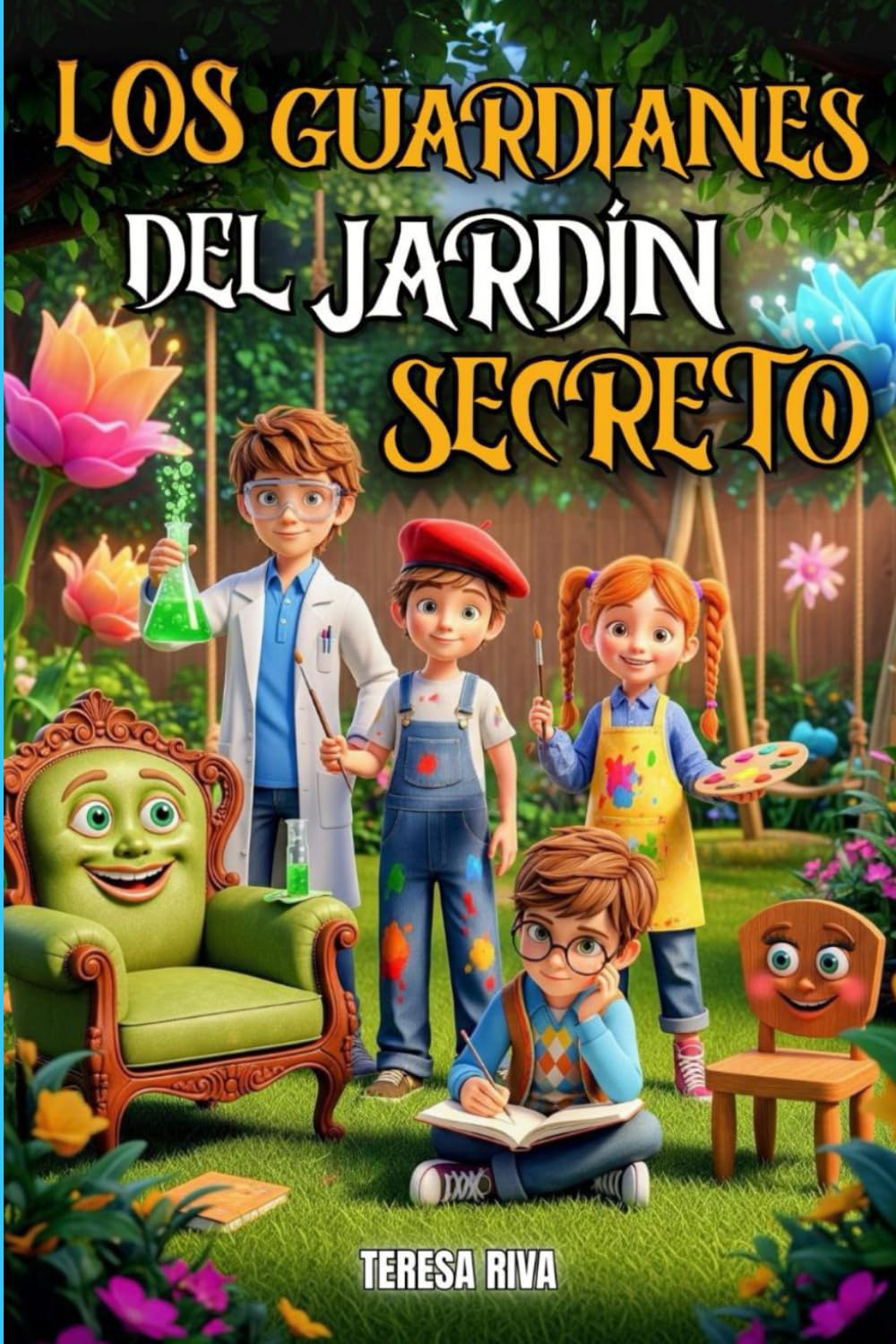 Libro: LOS GUARDIANES DEL JARDÍN SECRETO: Un viaje lleno de fantasía, humor y misterio donde dos hermanos descubren la magia oculta en un jardín secreto | Lectura recomendada para niños de 8 a 12 años