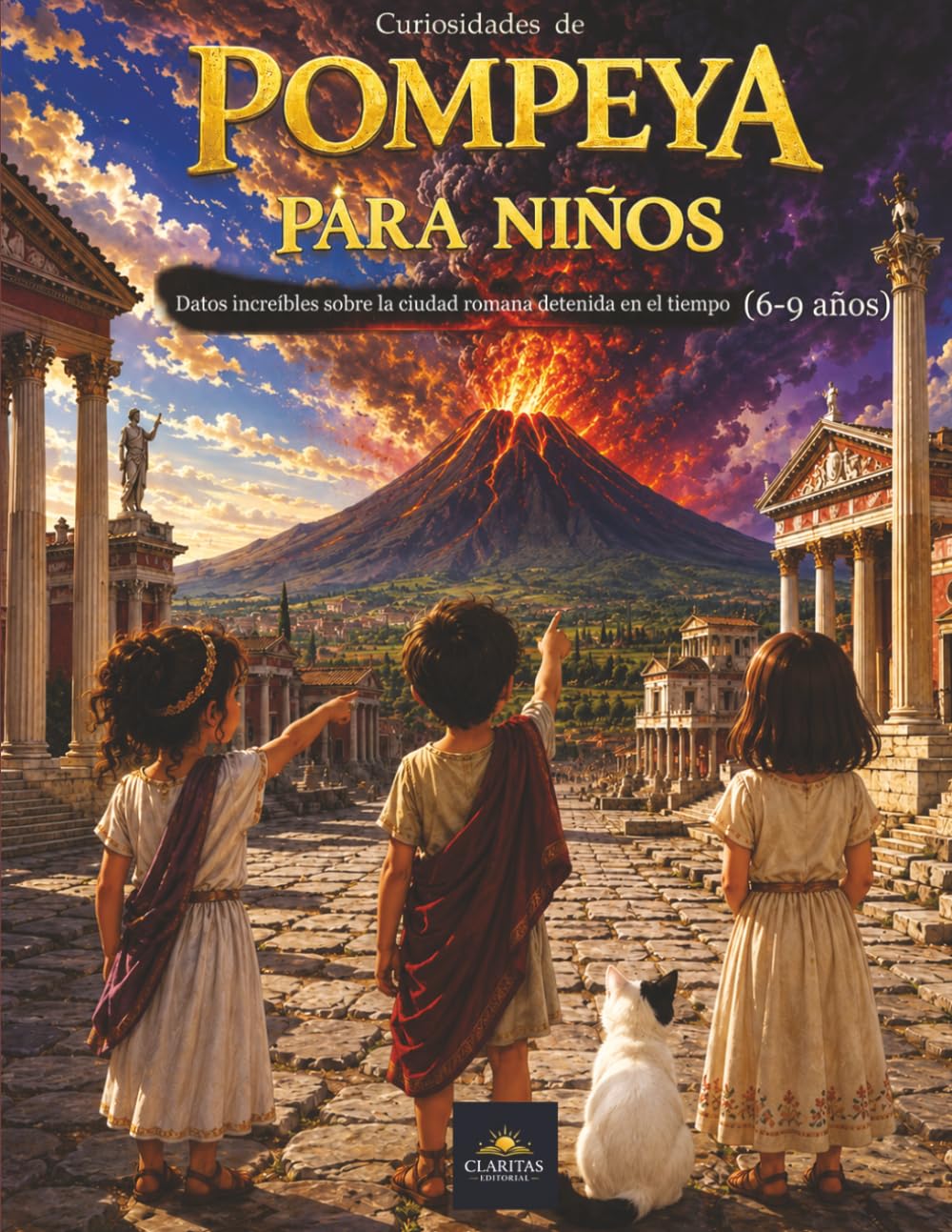 Libro: Curiosidades de Pompeya para niños: Datos increíbles sobre la ciudad romana detenida en el tiempo (6–9 años) (La Biblioteca de los Pequeños Curiosos)