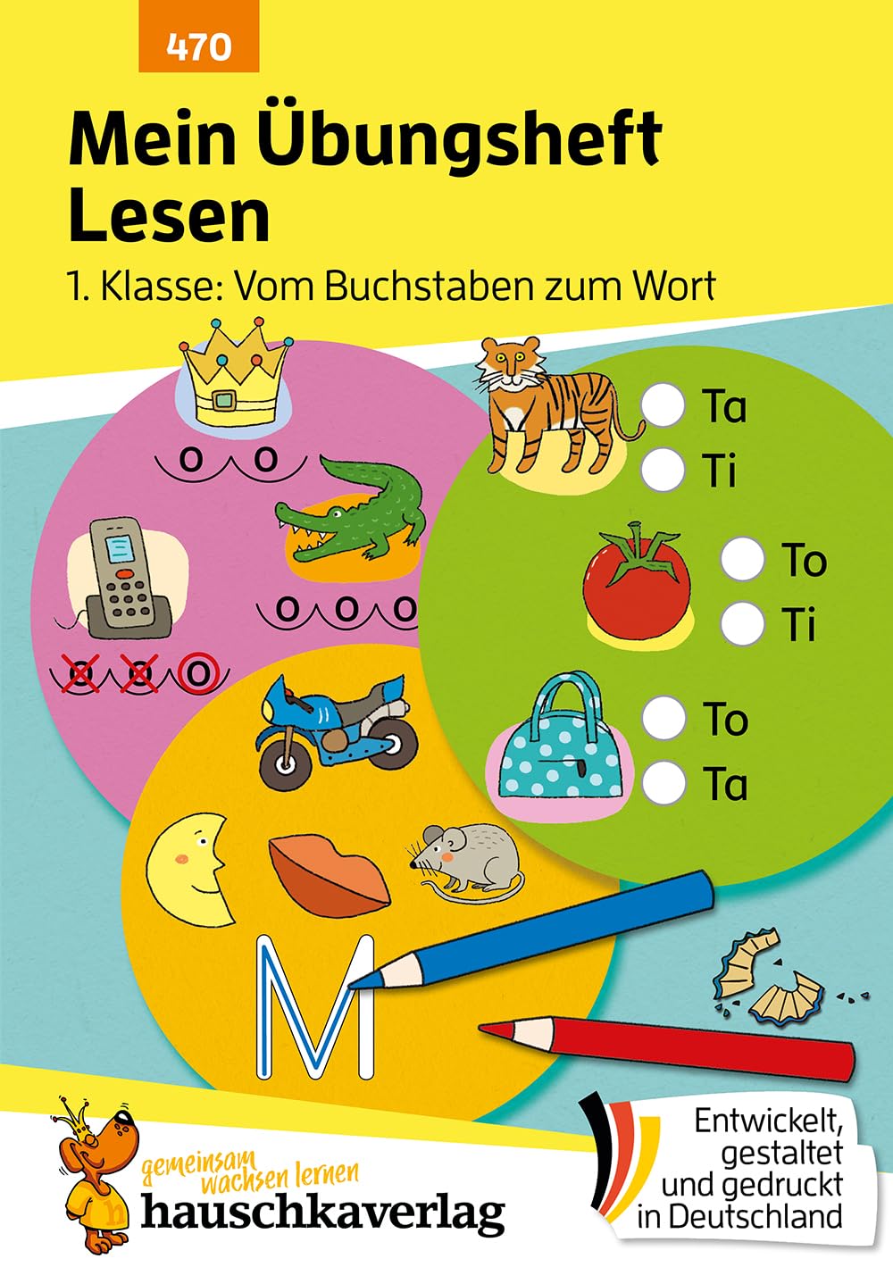 Libro: Mein Übungsheft Lesen 1. Klasse: Vom Buchstaben zum Wort: Lernhilfe mit Lösungen, Lesen lernen 1. Klasse Deutsch: 470