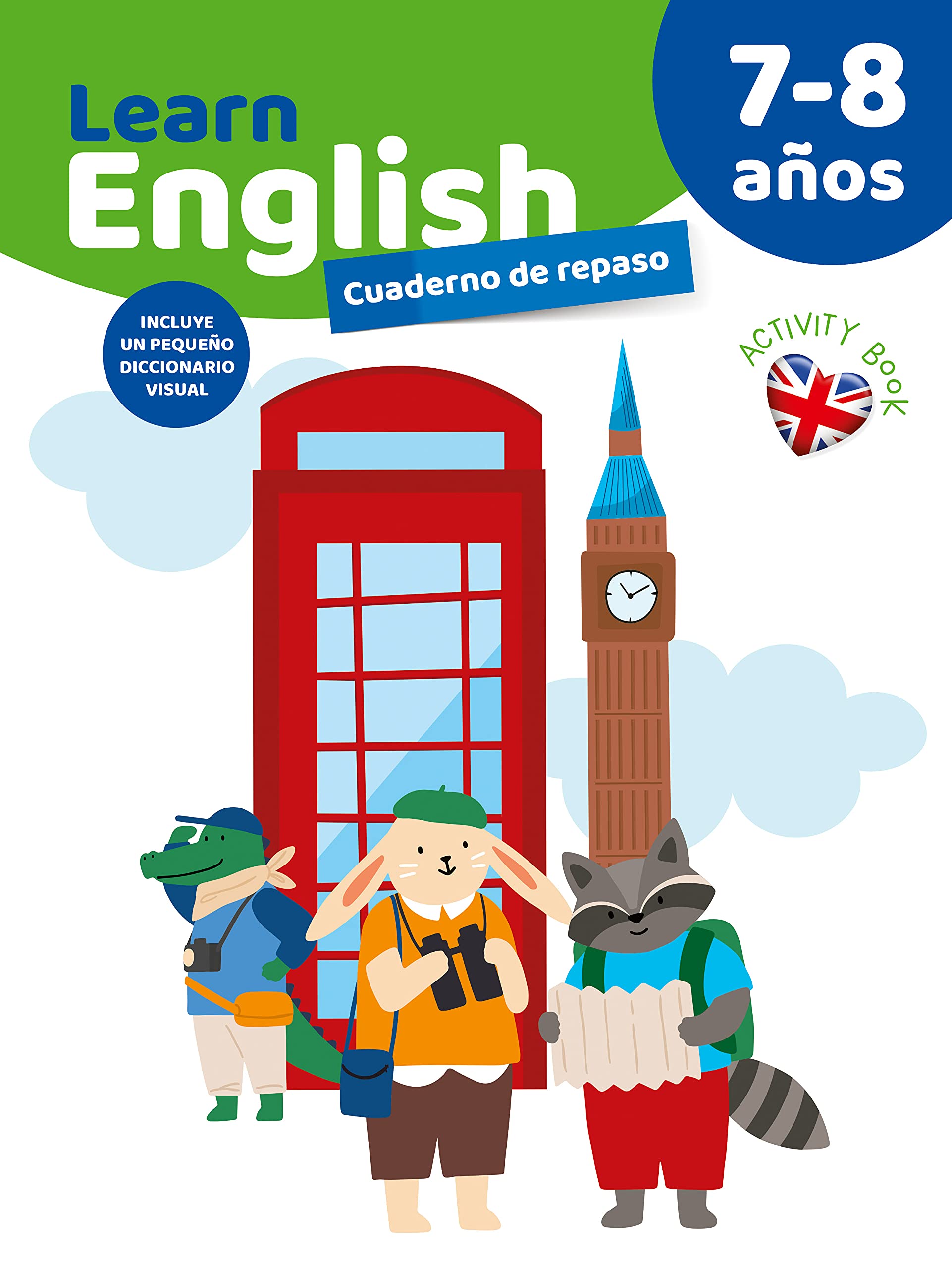 Libro: Learn English cuaderno de repaso 7/8 años.