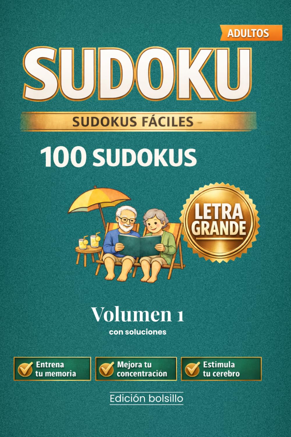 Libro: Sudokus Fáciles: 100 Sudokus Fáciles para adultos