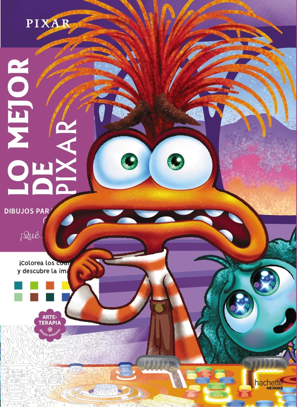 Libro: Dibujos para colorear, ¡qué misterio! Lo mejor de Pixar