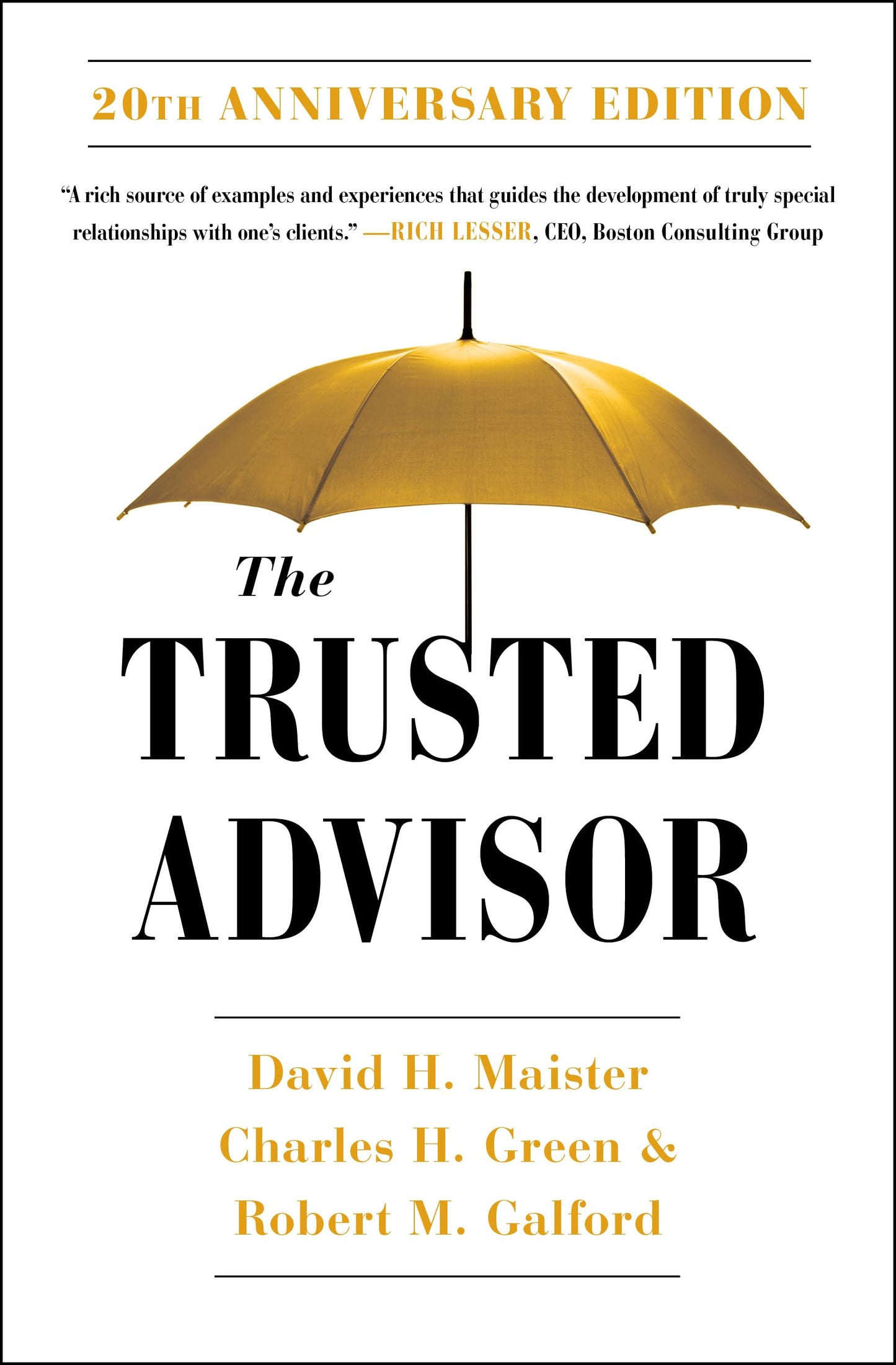 Libro: The Trusted Advisor: 20th Anniversary Edition