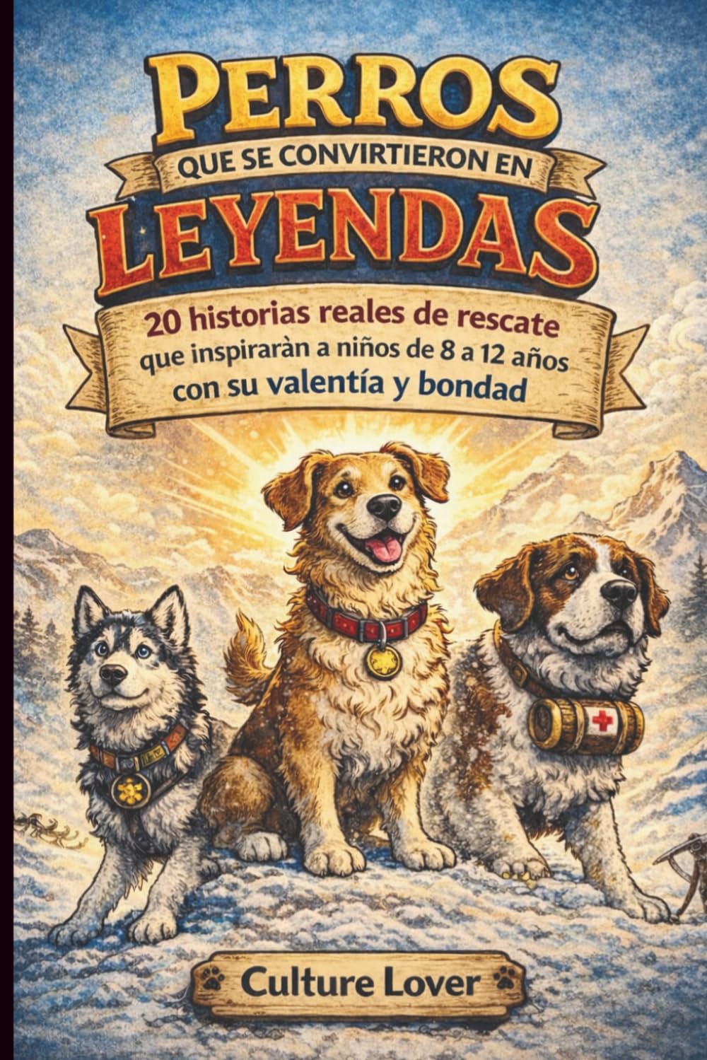 Libro: Perros que se convirtieron en leyendas: 20 historias reales de rescate que inspirarán a niños de 8 a 12 años con su valentía y bondad