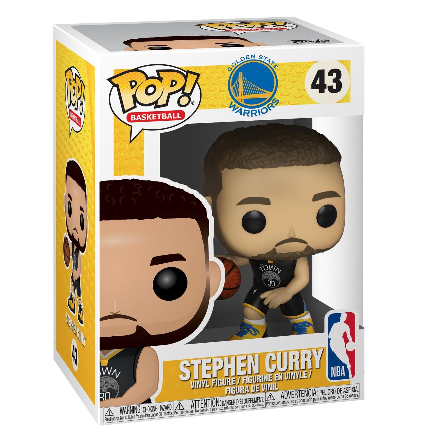 Funko Pop! NBA: Warriors - Stephen Curry